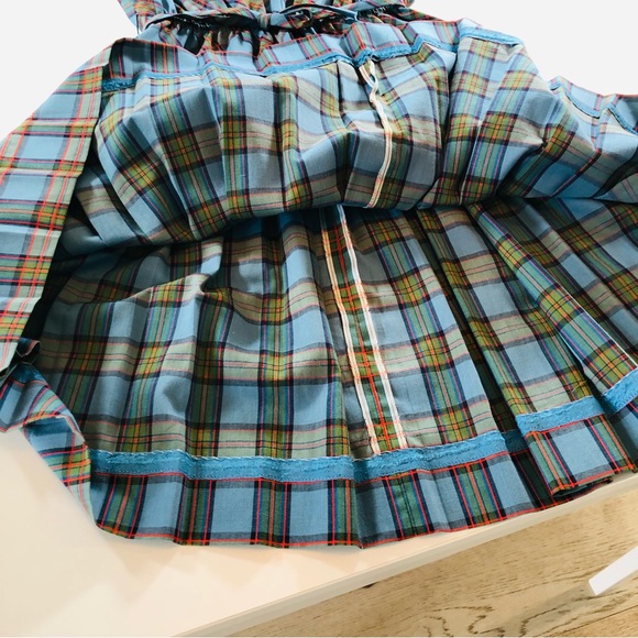 Vintage Jeanette Alexander of California 1960s Blue Plaid Dress, Women’s 12-14 - Picture 9 of 13